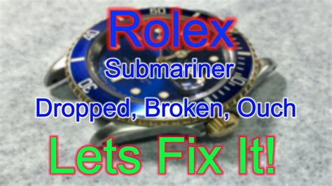 Rolex Submariner, It Dropped, It Broke! Now its Repaired!